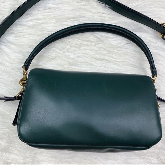 Coach Pillow Tabby Shoulder Bag 26 Amazon Green NEW - Picture 6 of 12